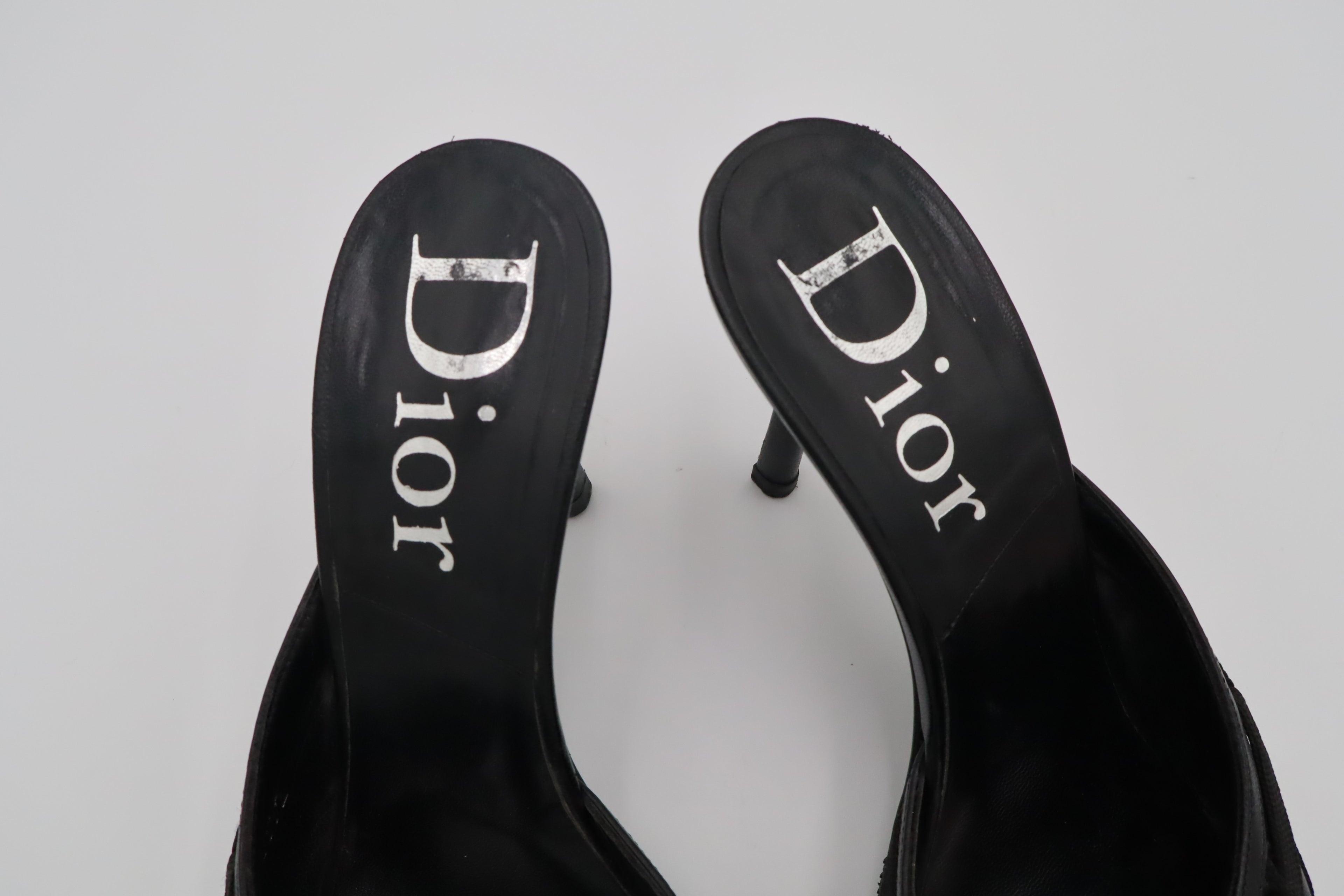 Dior Bondage Mule Heels | 37.5
