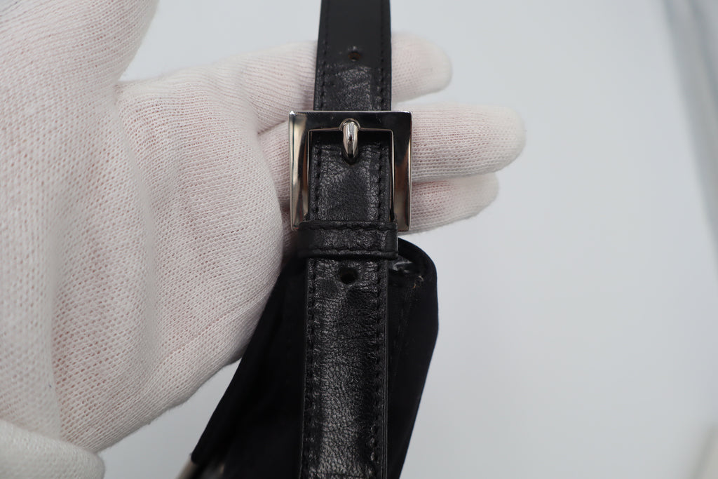 Fendi Vintage Black Baguette