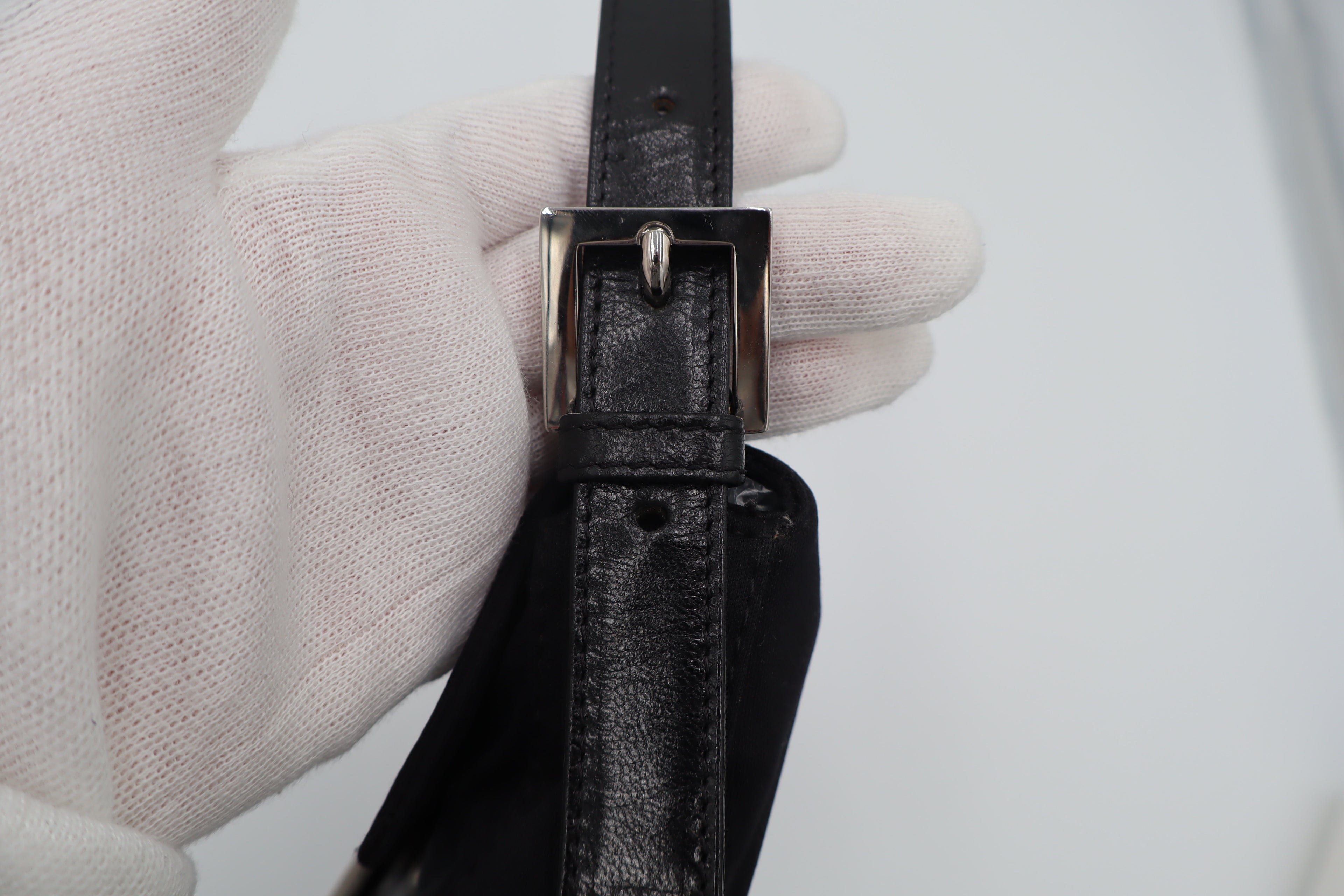 Fendi Vintage Black Baguette
