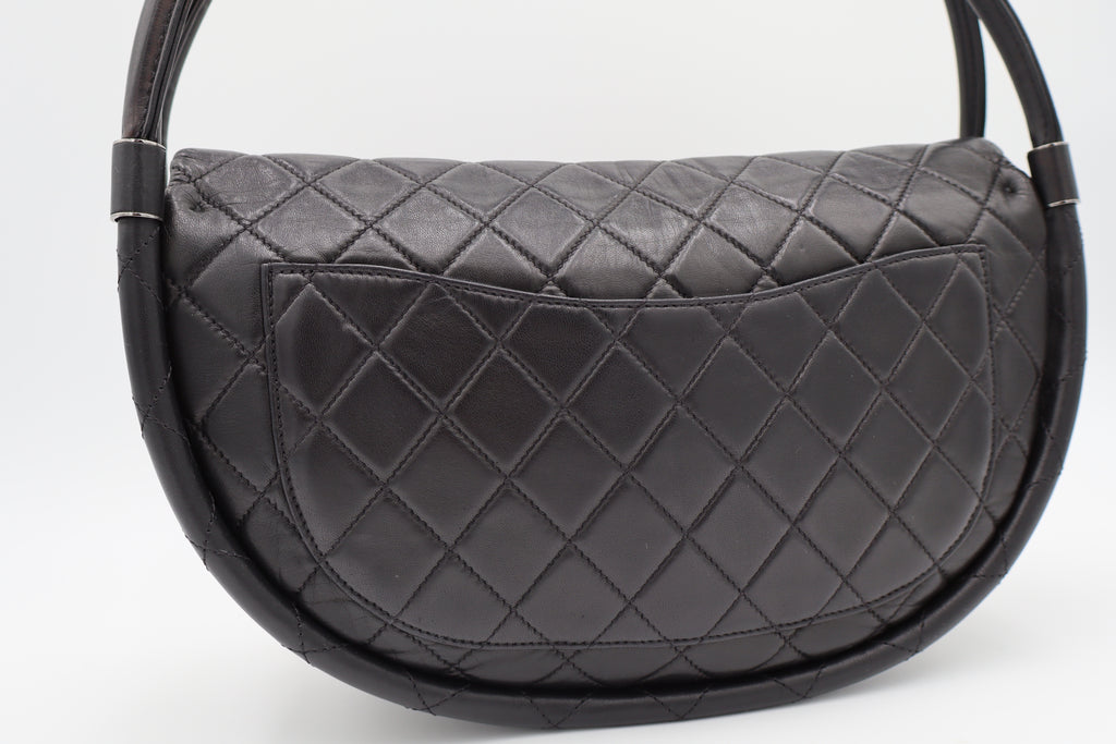 CHANEL Hula Hoop Quilted Leather Bag