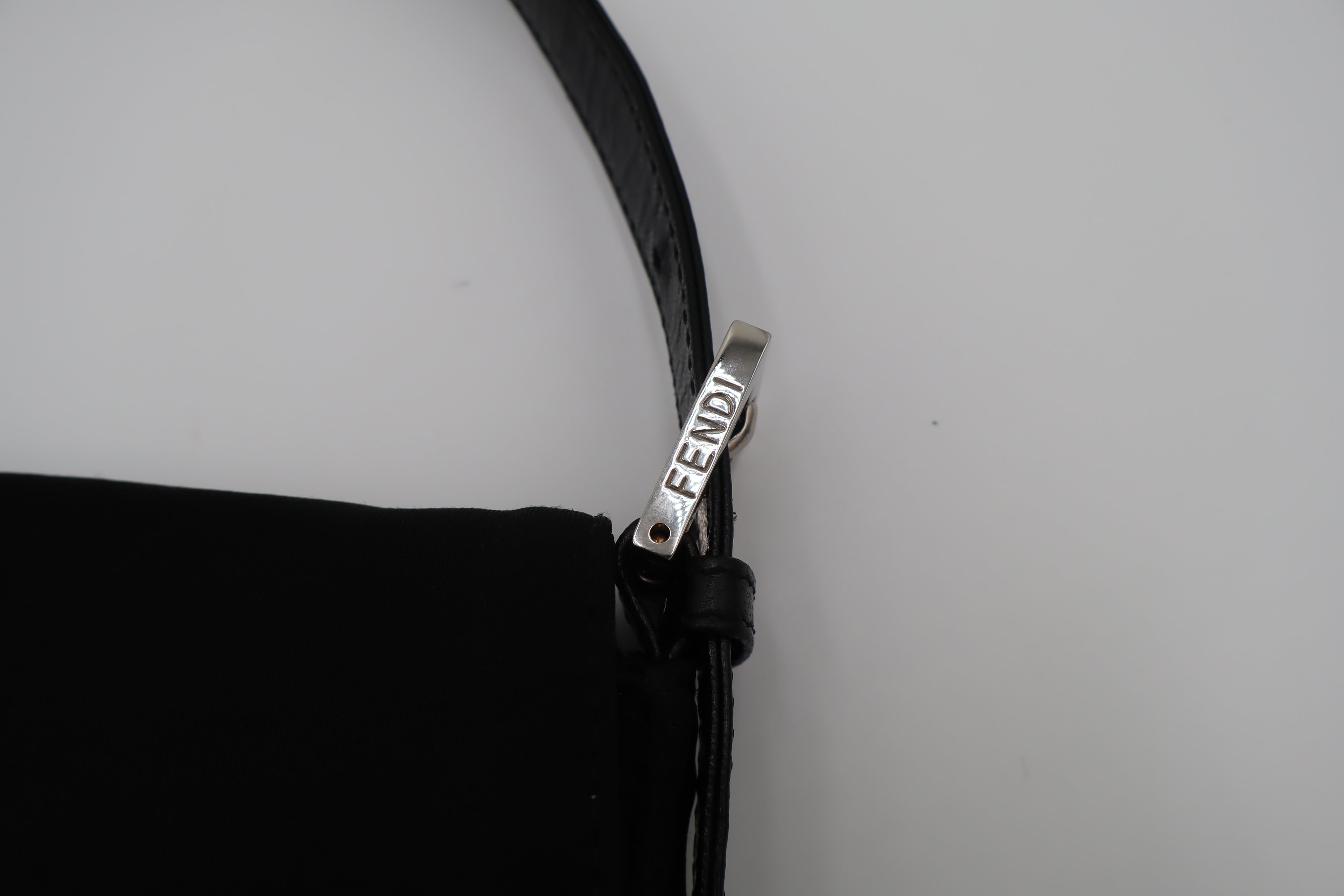 Fendi Vintage Black Baguette