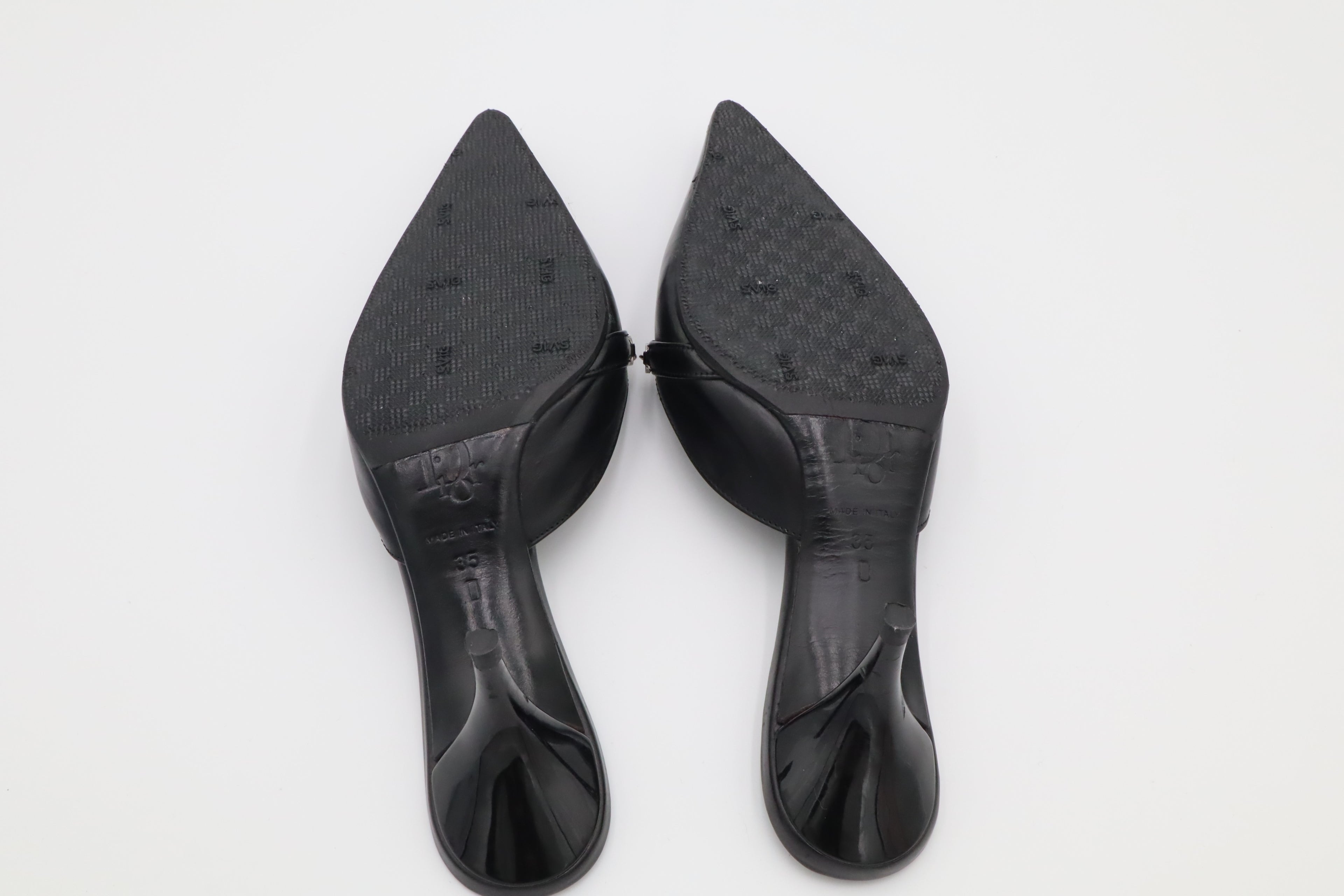Dior Logo Chain Mules | 35