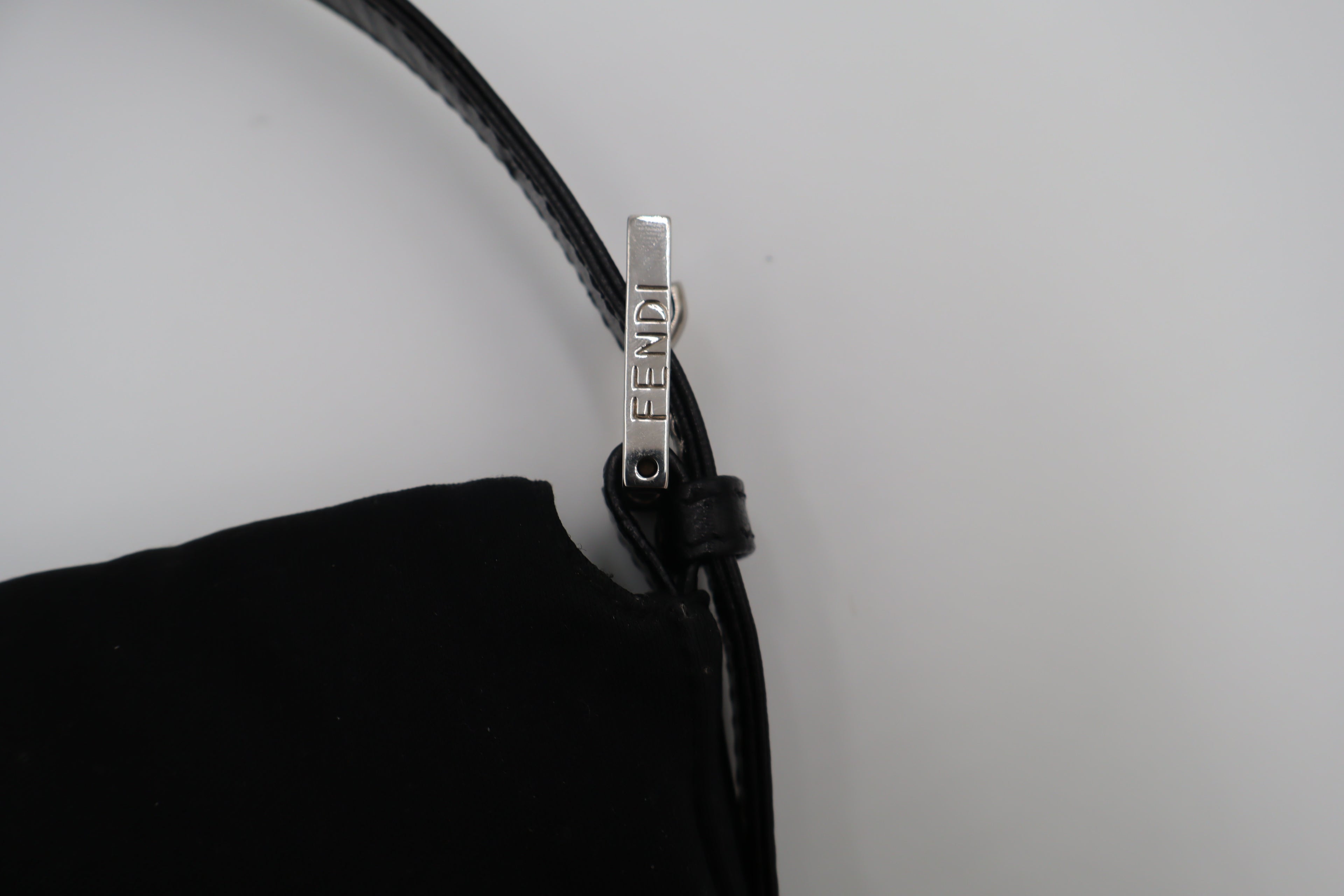 Fendi Vintage Black Baguette