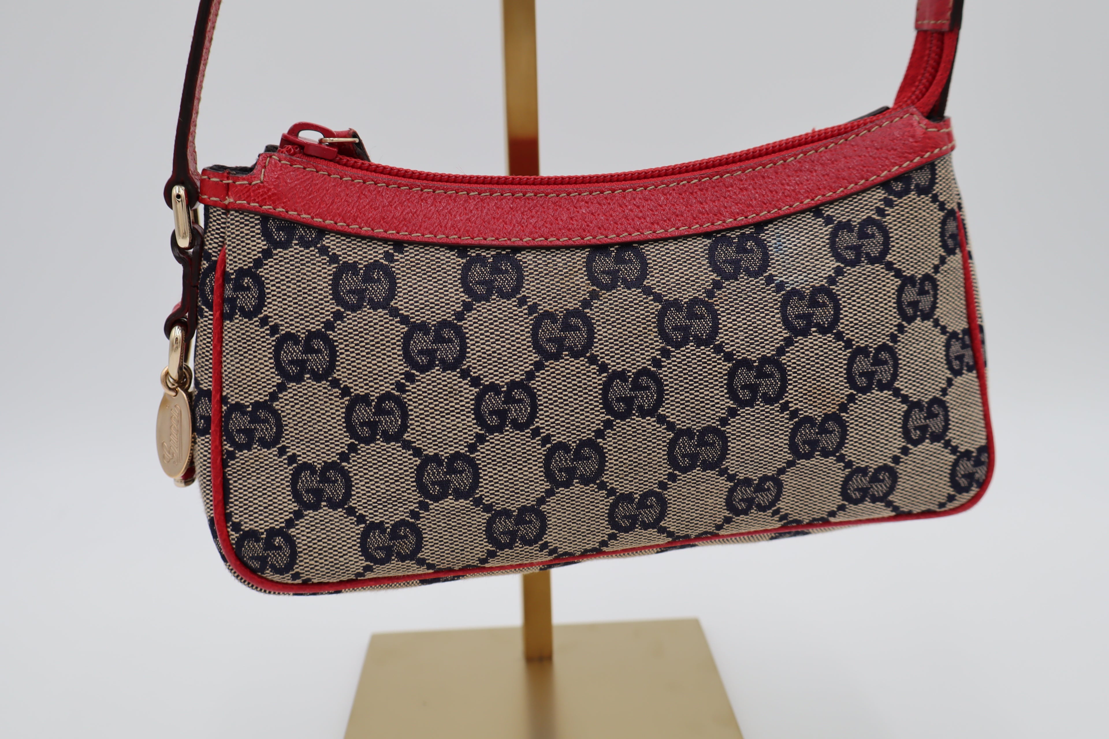 Gucci GG Canvas Mini Jackie Shoulder Bag