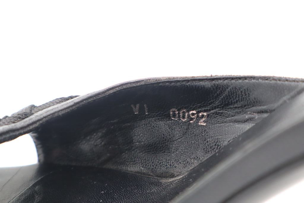 Dior Bondage Mule Heels | 37.5