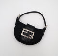 Fendi Black Mini Croissant