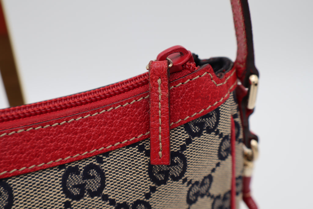 Gucci GG Canvas Mini Jackie Shoulder Bag
