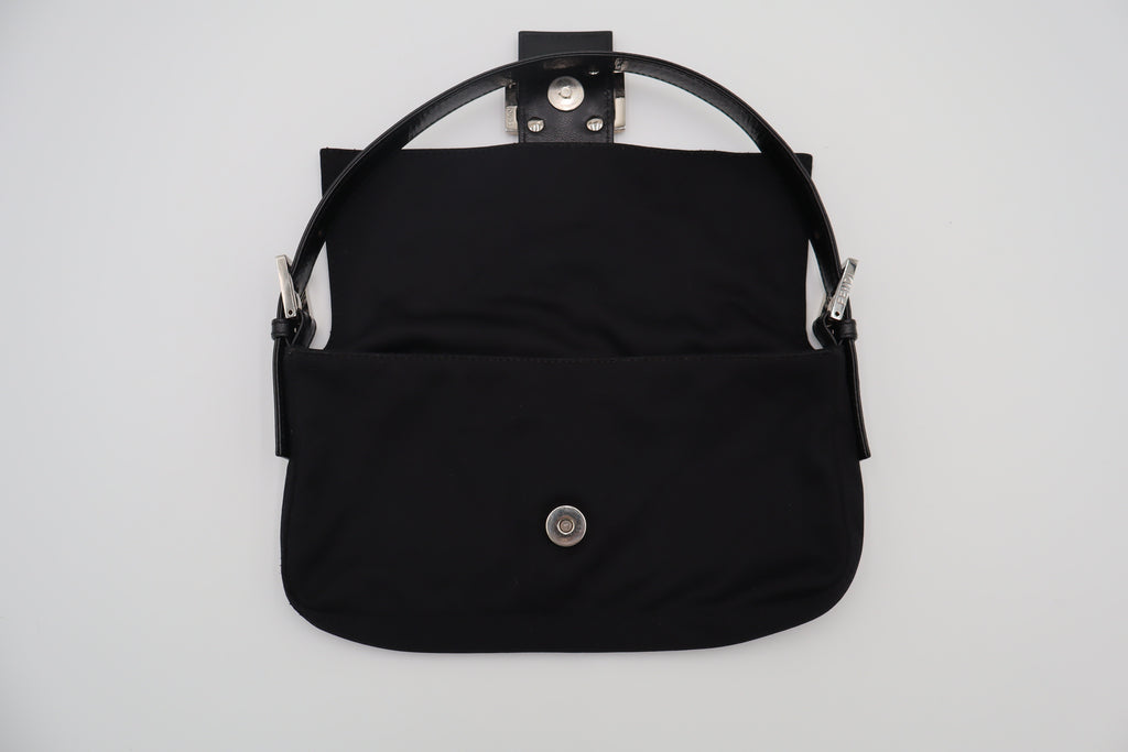 Fendi Vintage Black Baguette