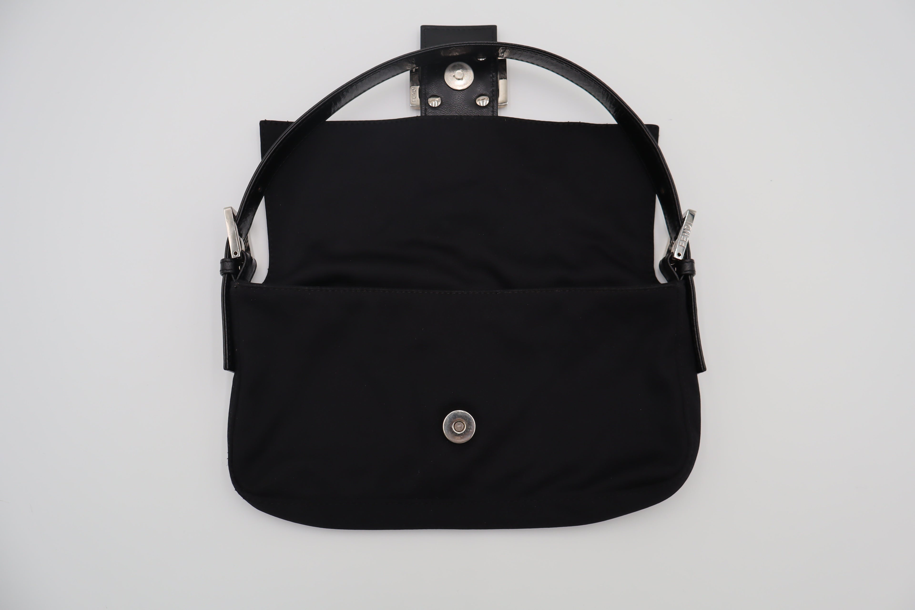 Fendi Vintage Black Baguette