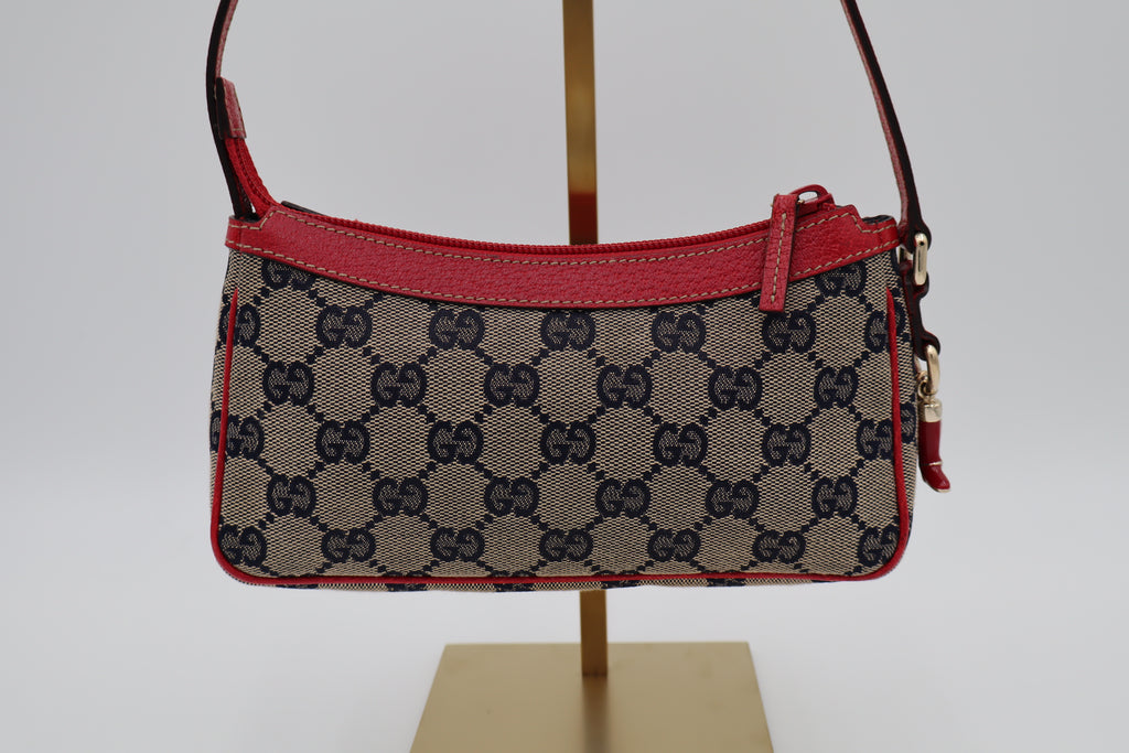 Gucci GG Canvas Mini Jackie Shoulder Bag
