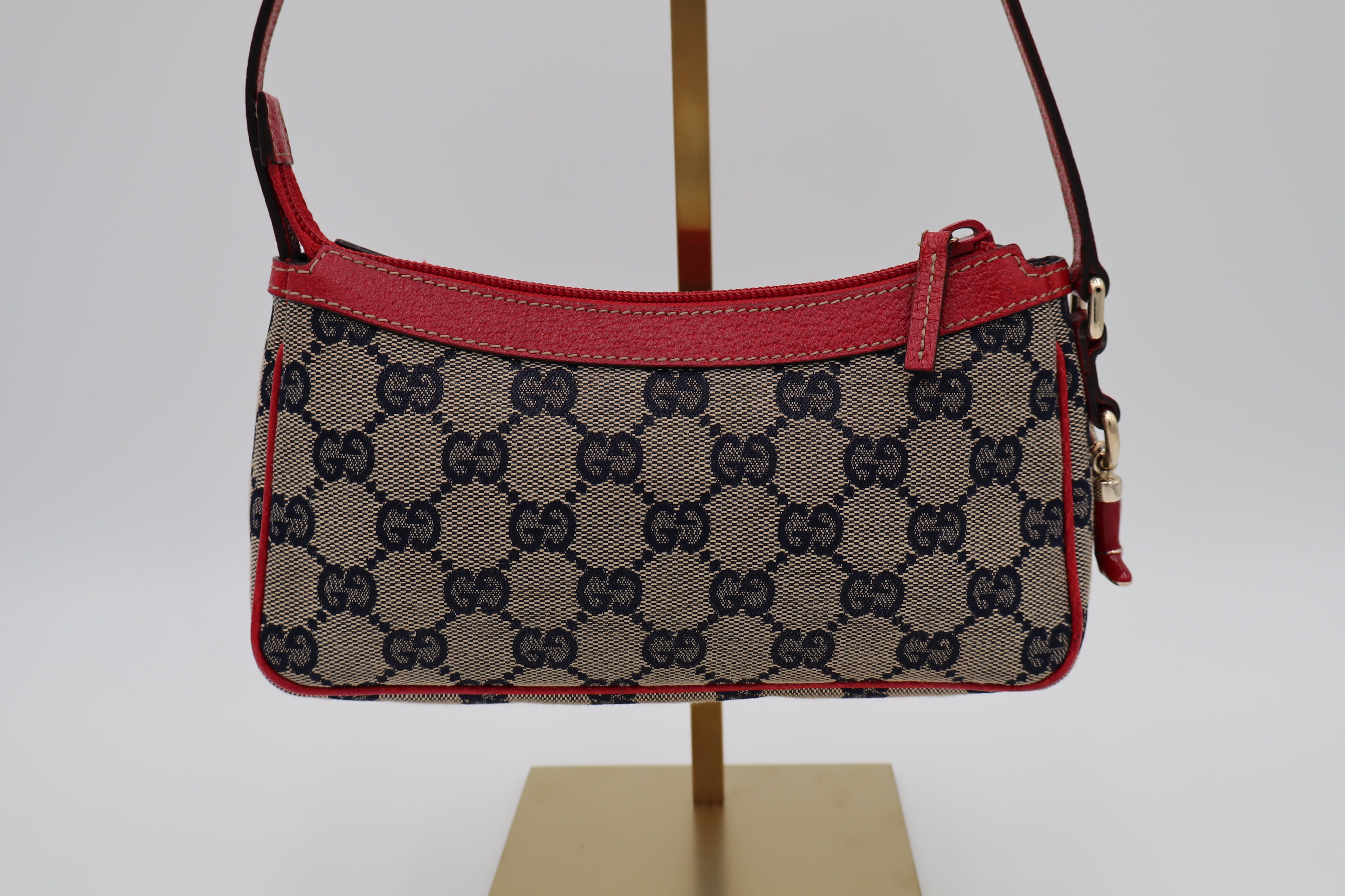 Gucci GG Canvas Mini Jackie Shoulder Bag