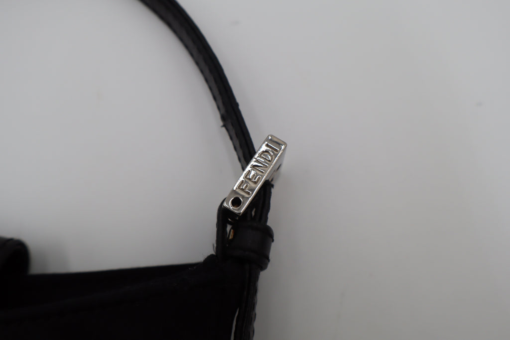 Fendi Black Mini Croissant
