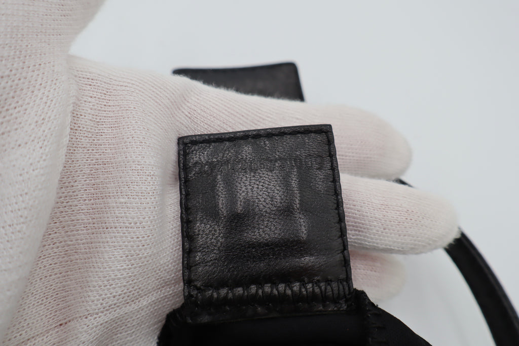 Fendi Black Mini Croissant