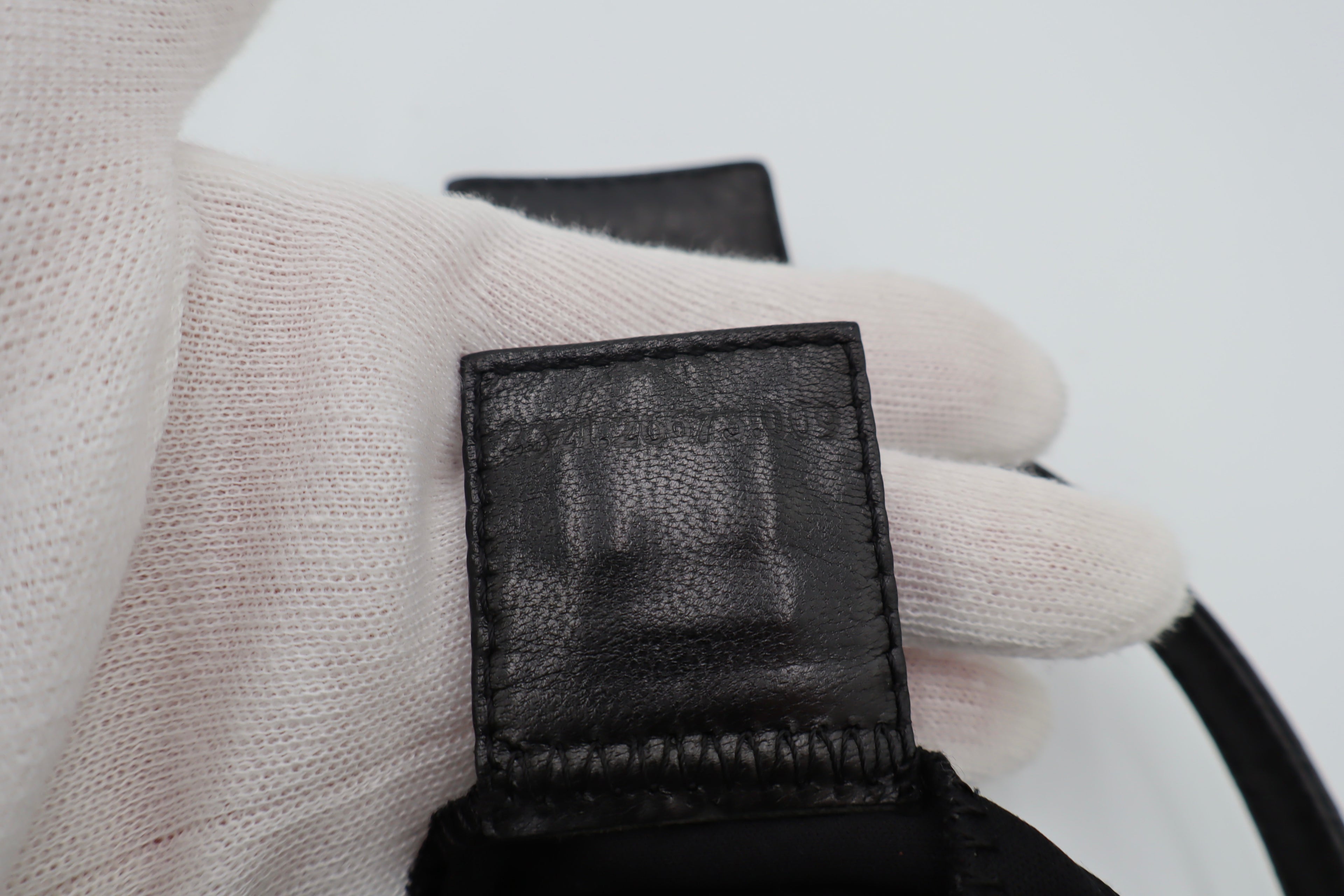 Fendi Black Mini Croissant