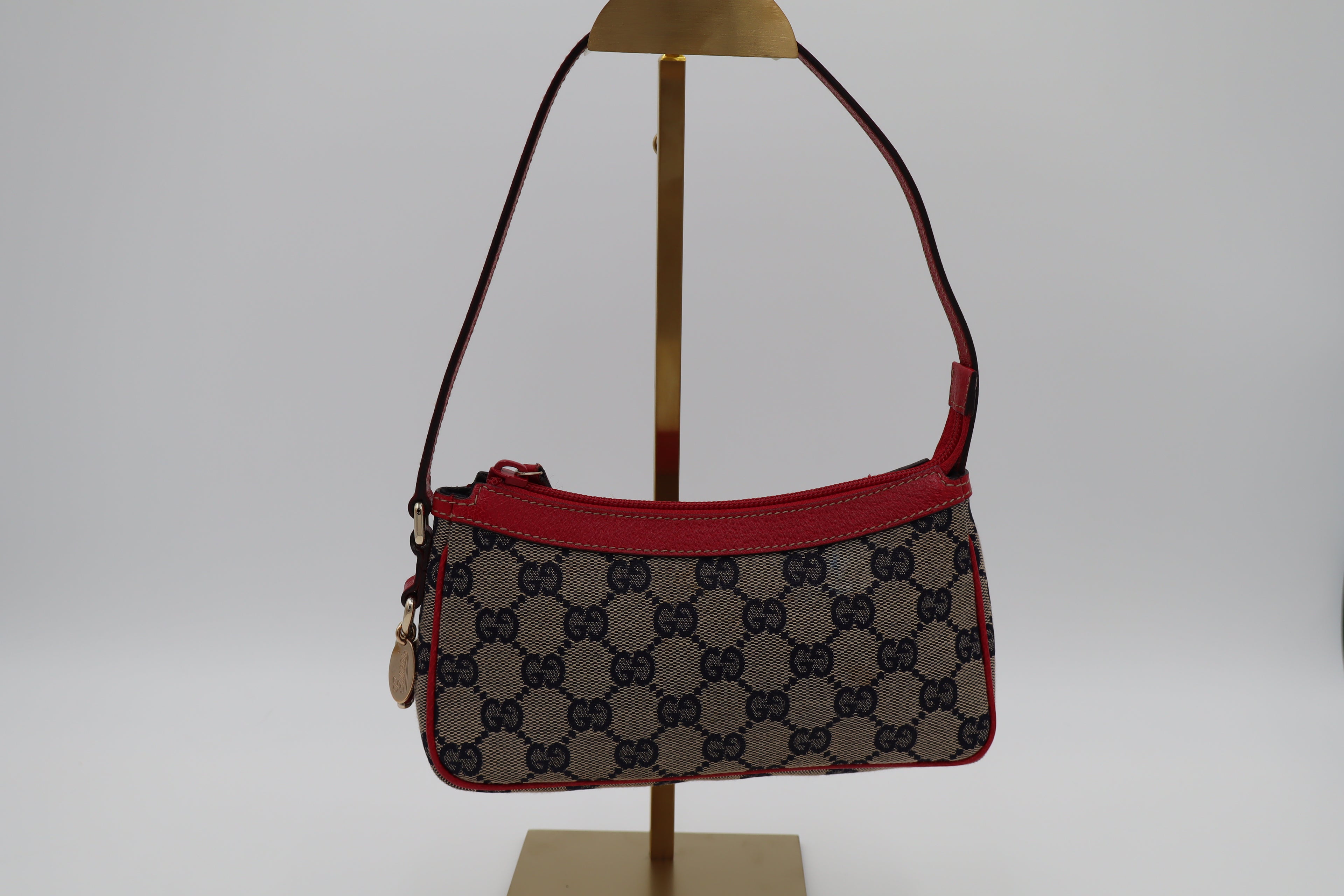 Gucci GG Canvas Mini Jackie Shoulder Bag