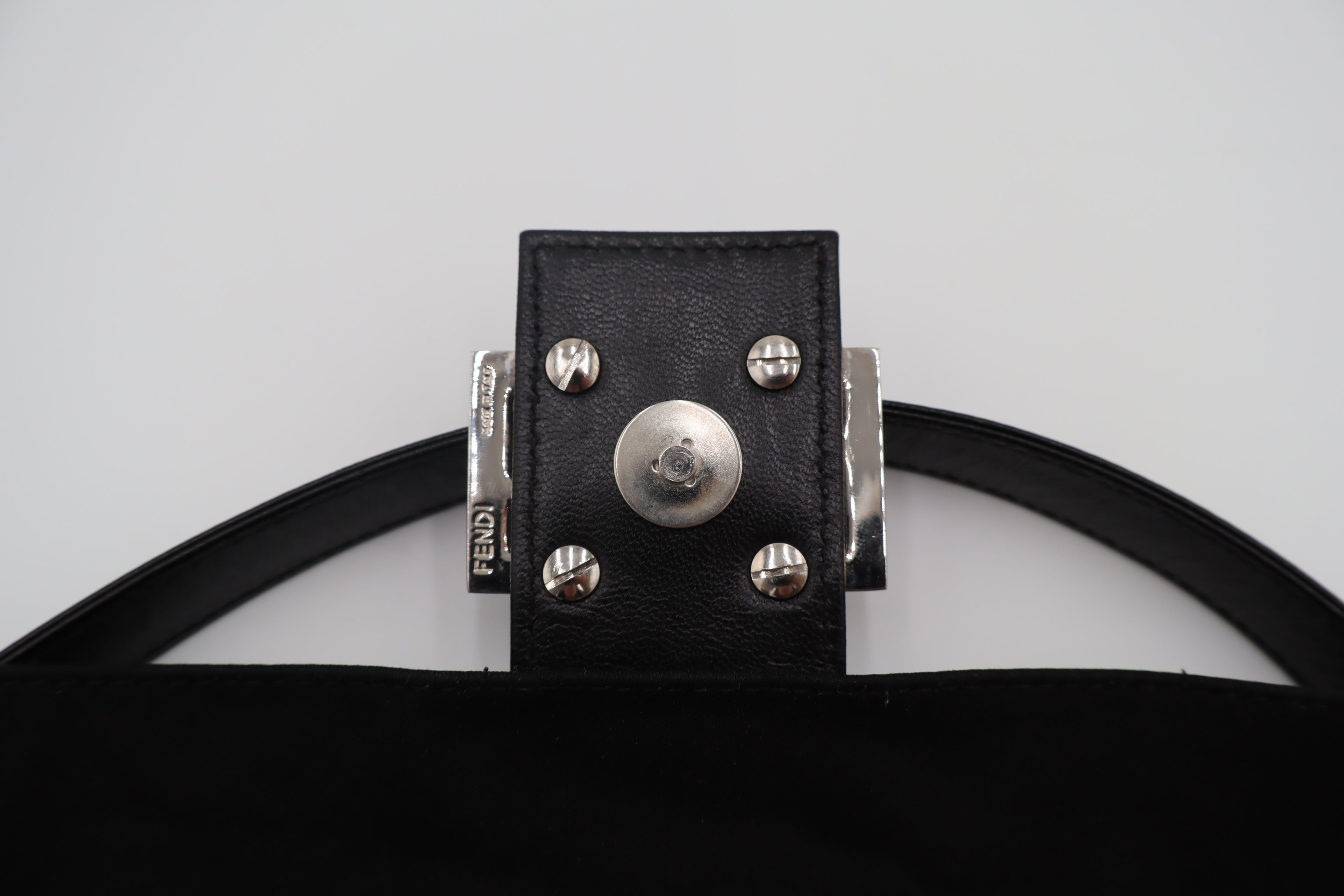 Fendi Vintage Black Baguette