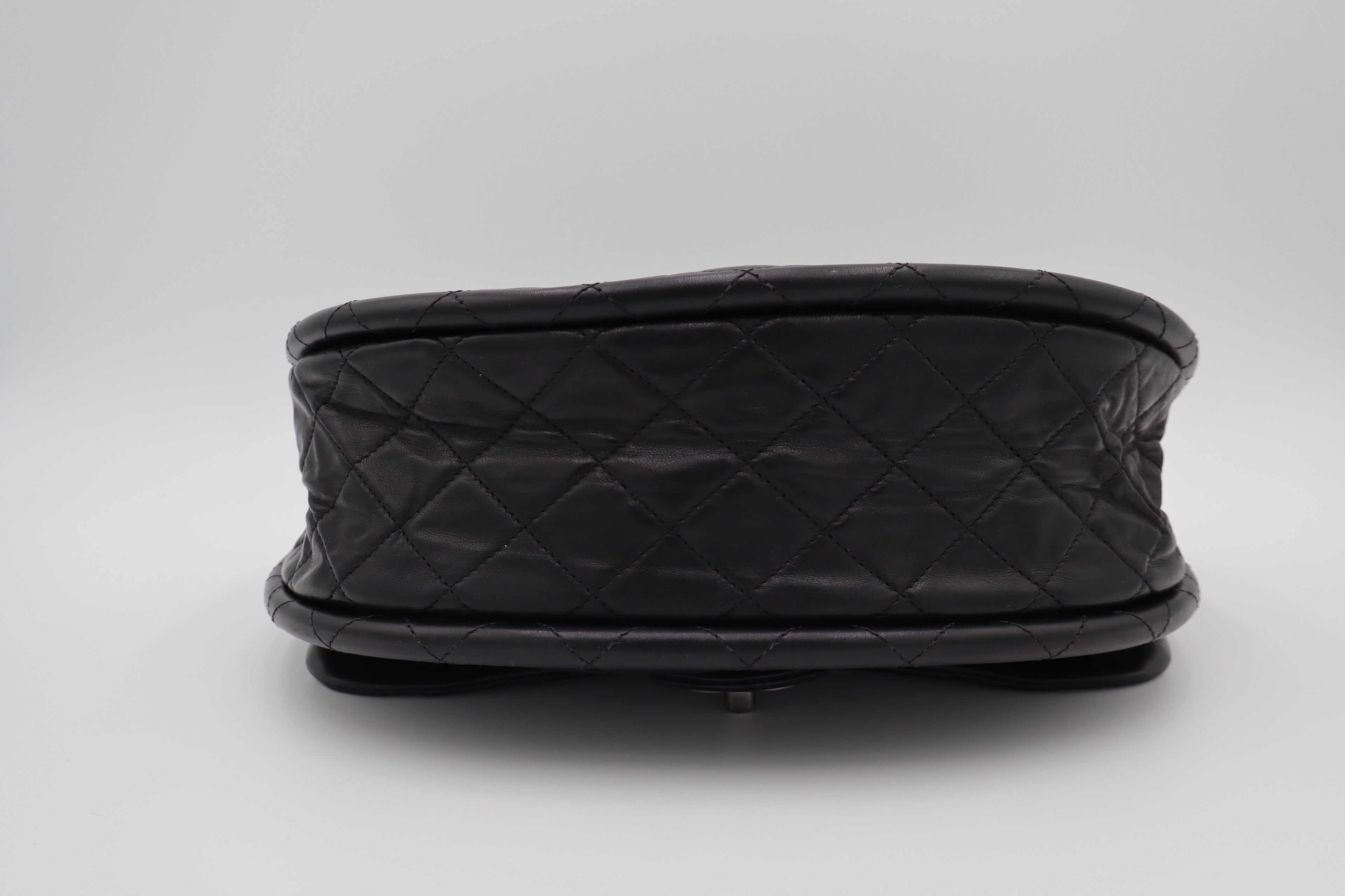 CHANEL Hula Hoop Quilted Leather Bag