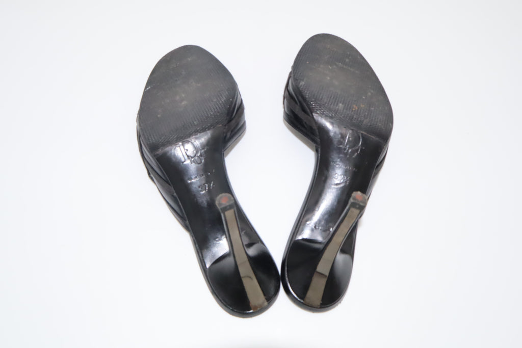 Dior Bondage Mule Heels | 37.5