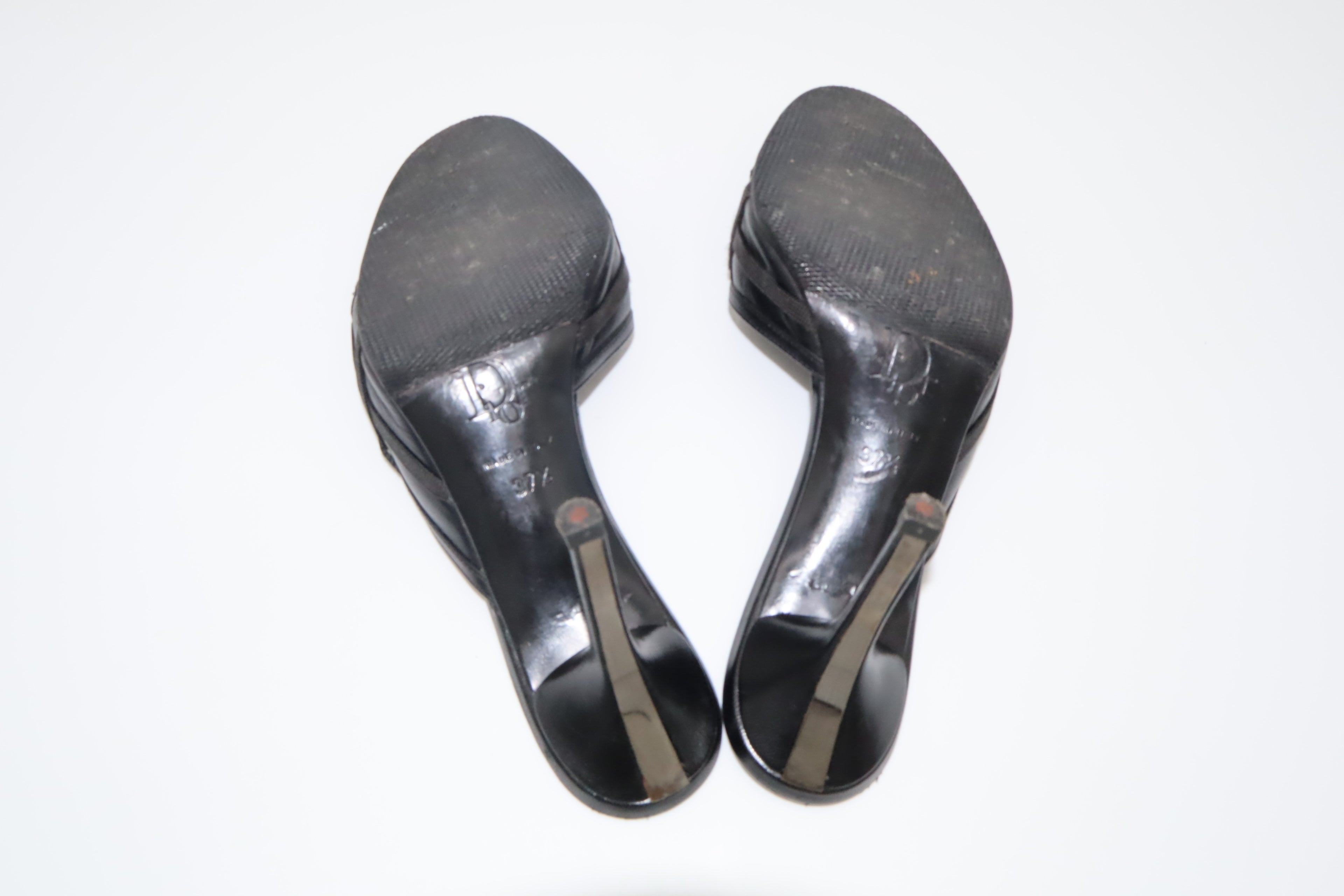 Dior Bondage Mule Heels | 37.5