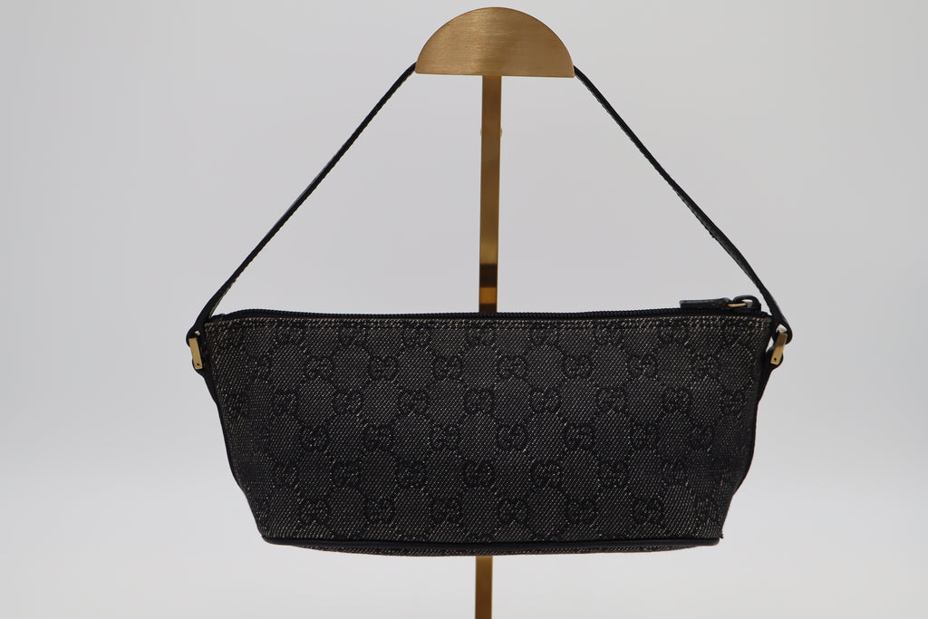 Gucci GG Denim Boat Bag