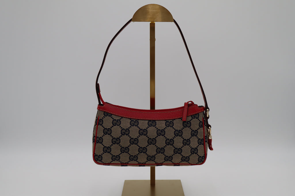 Gucci GG Canvas Mini Jackie Shoulder Bag