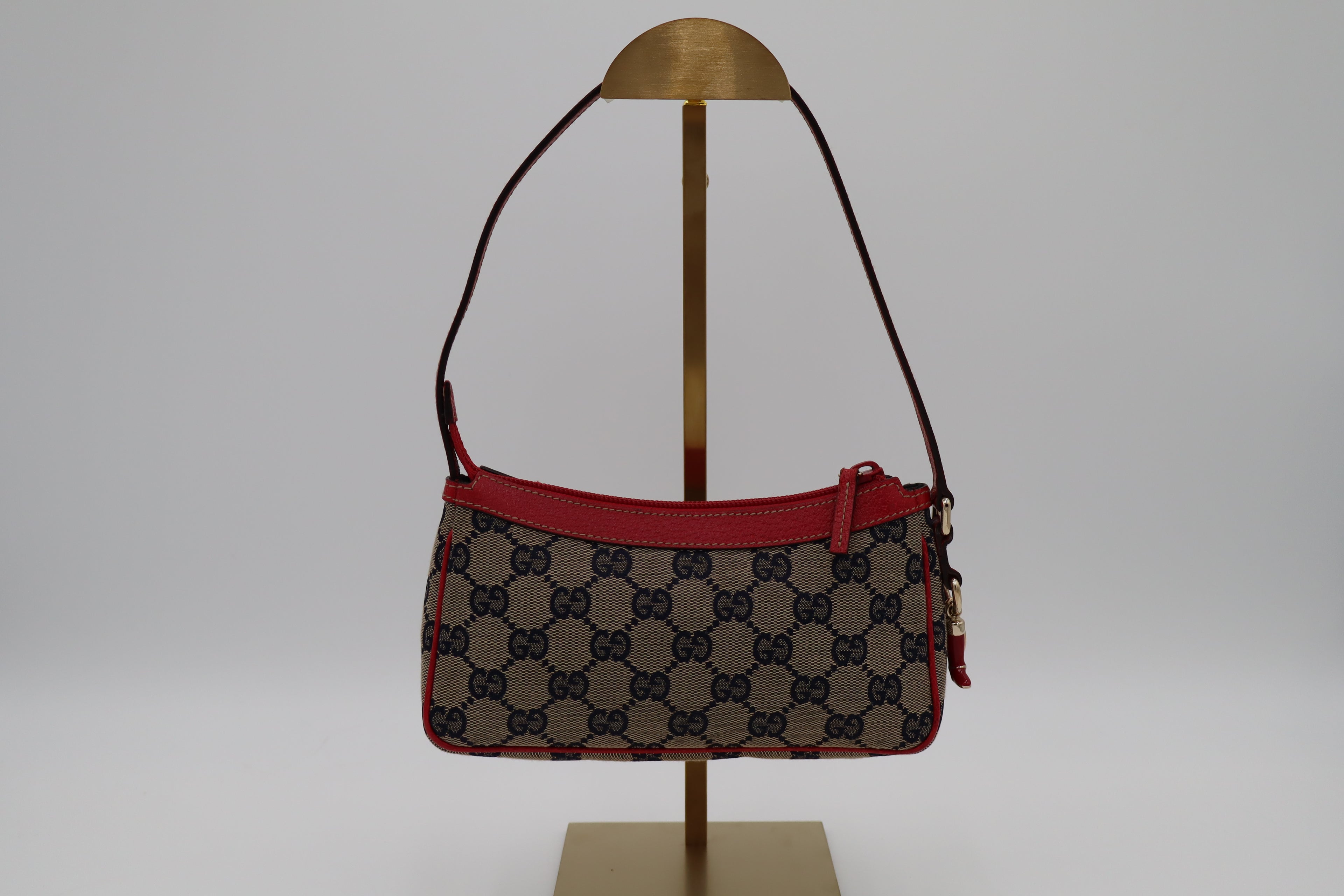 Gucci GG Canvas Mini Jackie Shoulder Bag