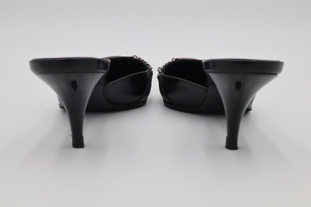 Dior Logo Chain Mules | 35