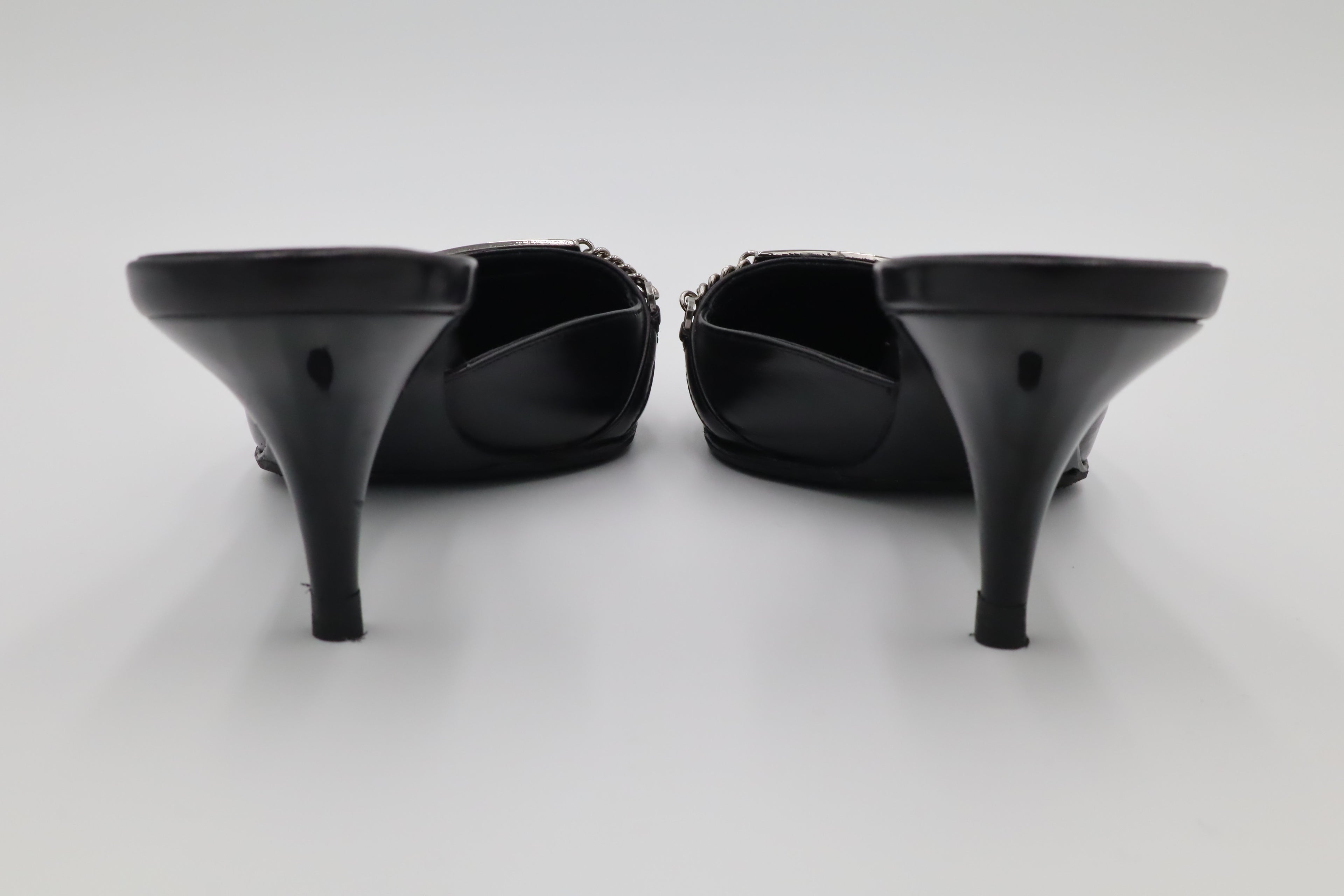 Dior Logo Chain Mules | 35