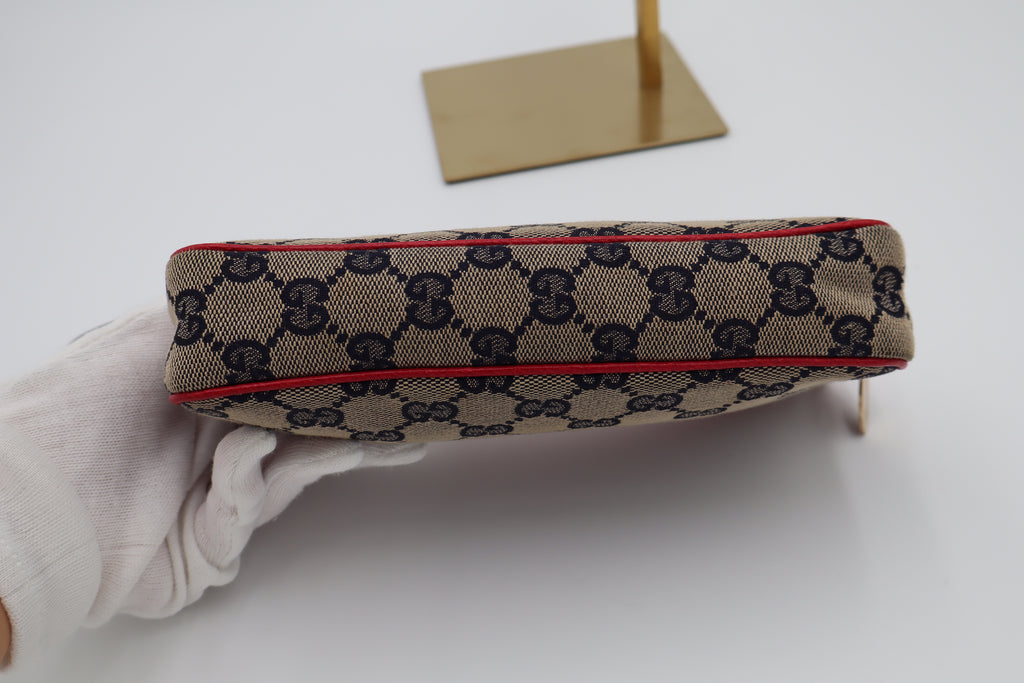 Gucci GG Canvas Mini Jackie Shoulder Bag