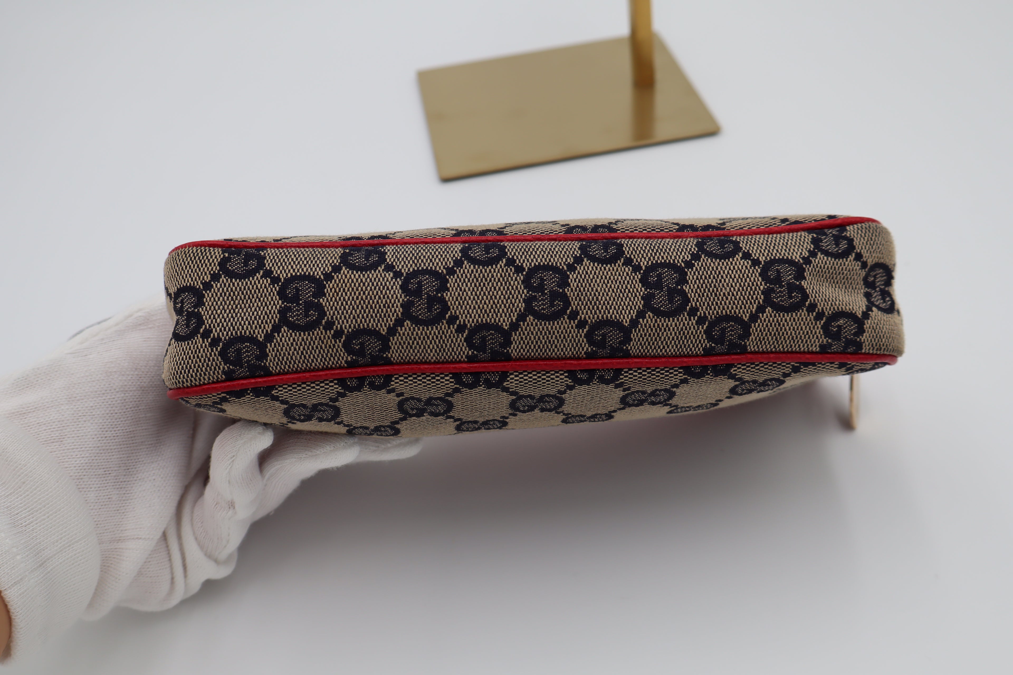 Gucci GG Canvas Mini Jackie Shoulder Bag