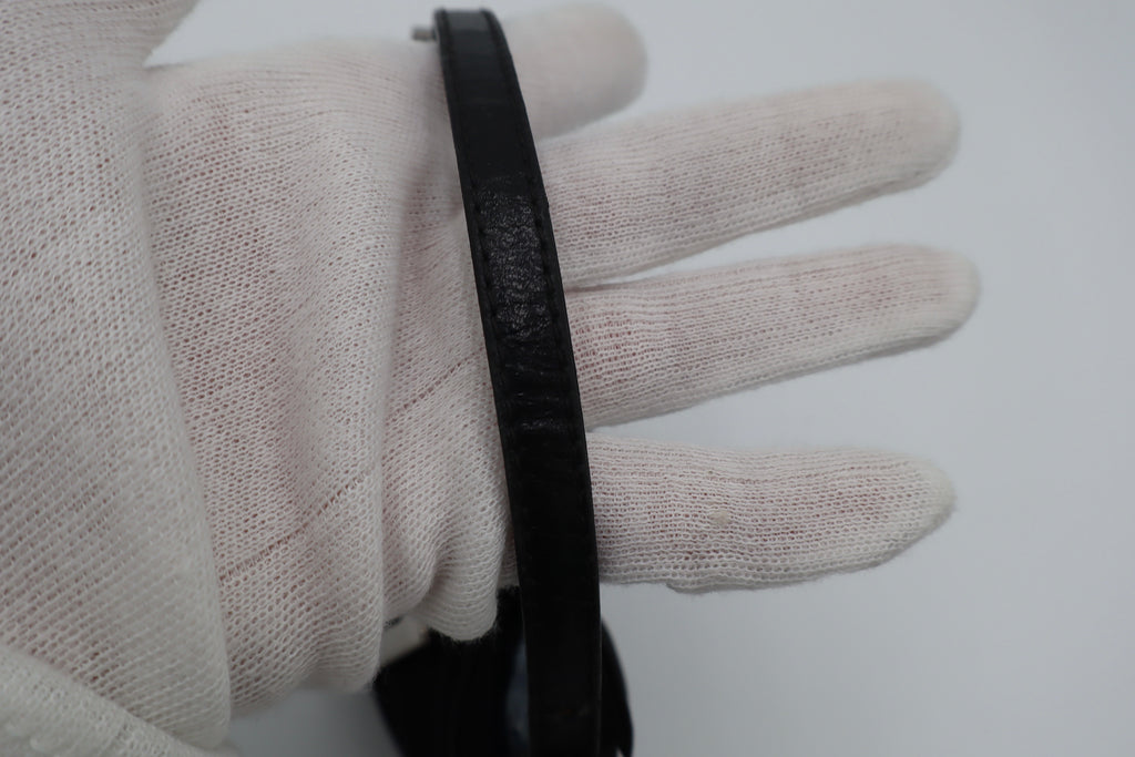 Fendi Black Mini Croissant