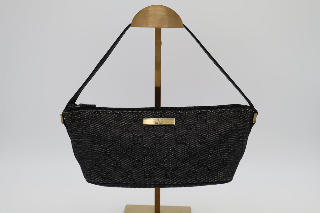 Gucci GG Denim Boat Bag
