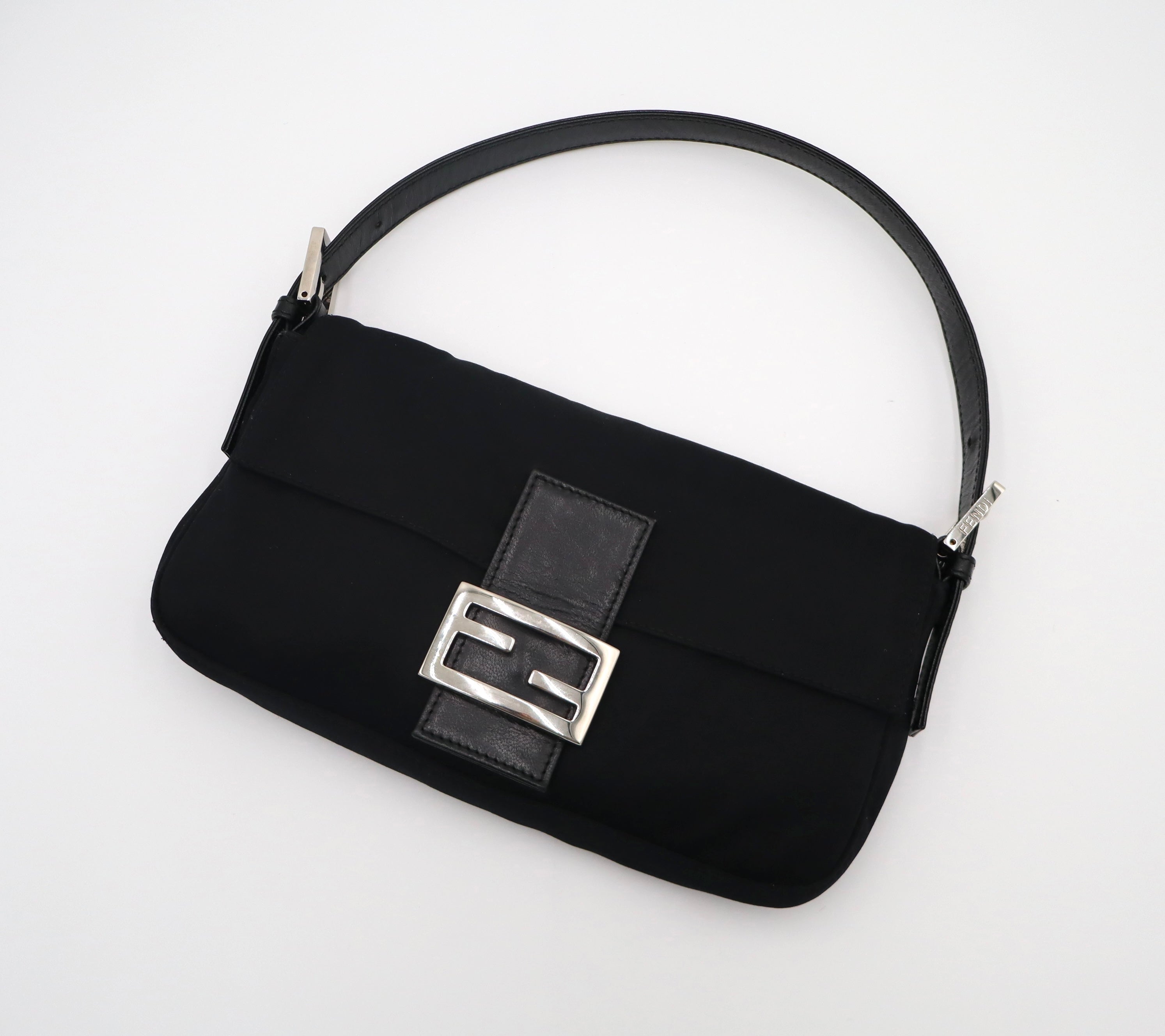 Fendi Vintage Black Baguette