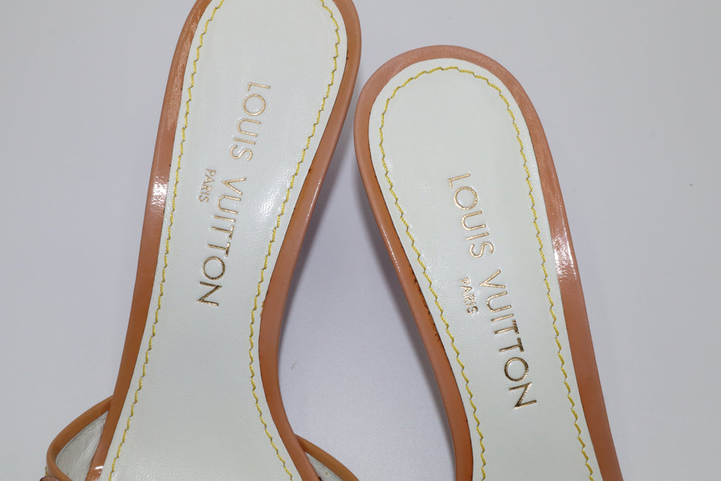 Louis Vuitton x Takashi Murakami Multicolore Monogram Mule Heels