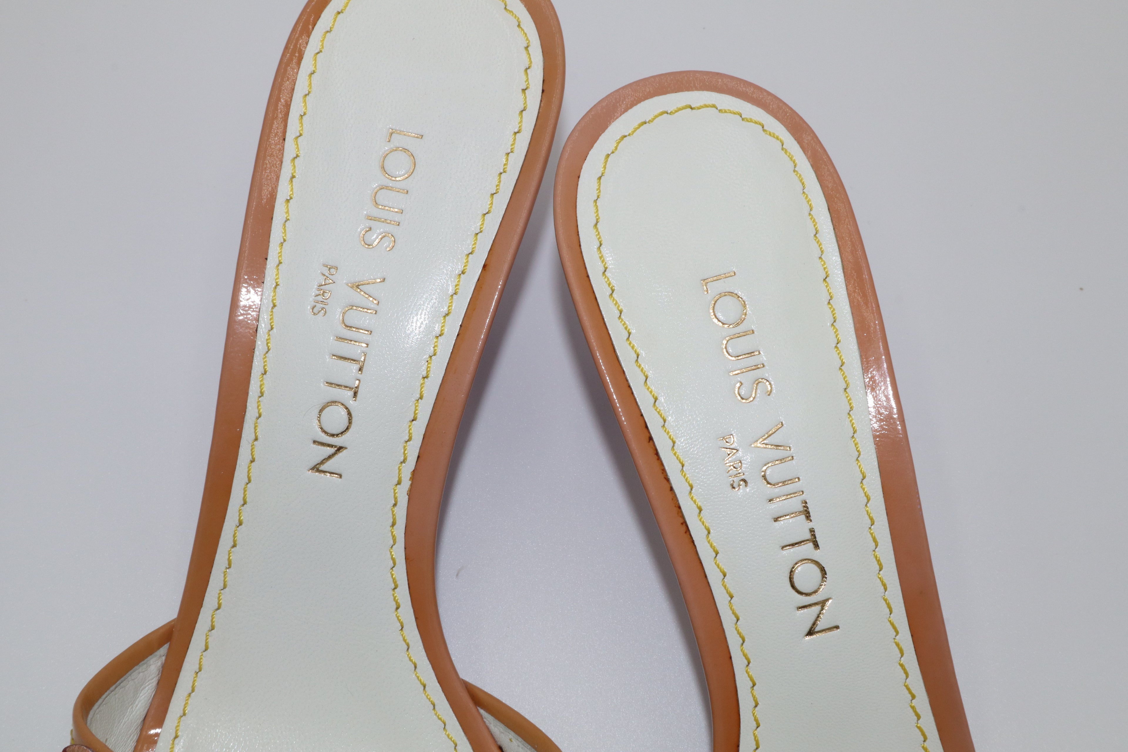 Louis Vuitton x Takashi Murakami Multicolore Monogram Mule Heels