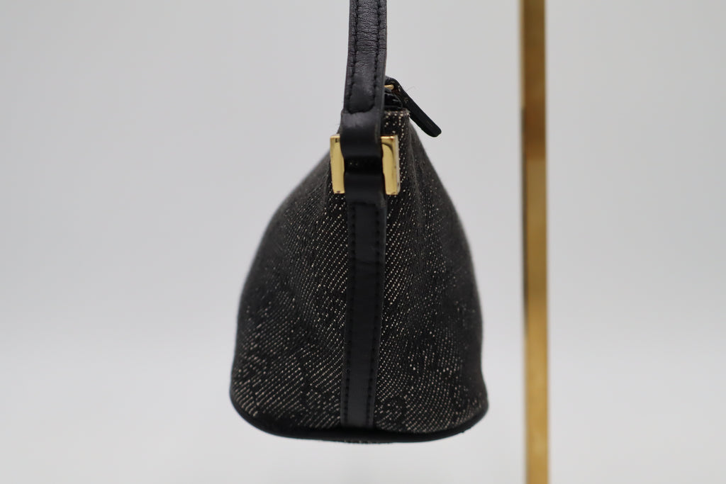 Gucci GG Denim Boat Bag