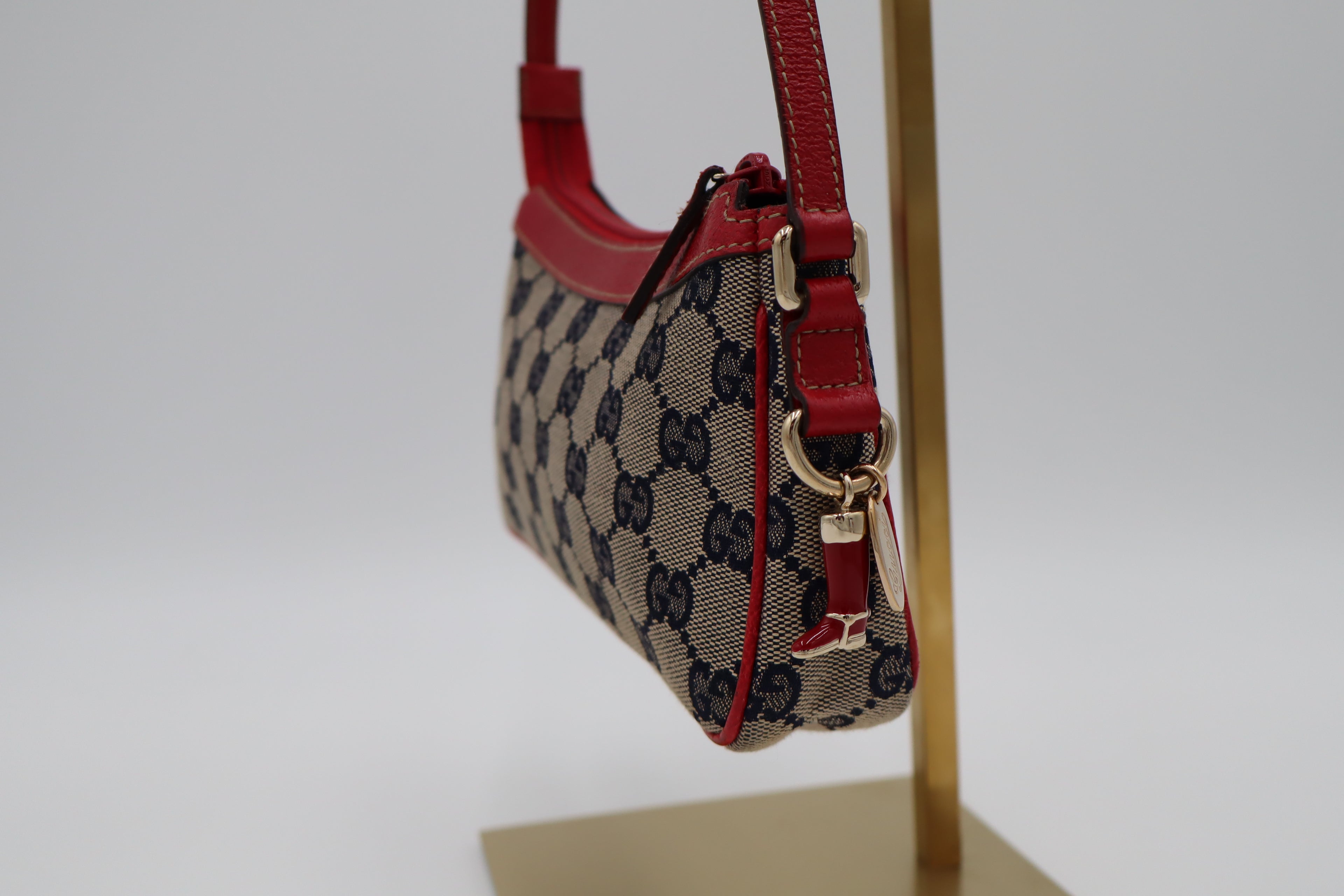 Gucci GG Canvas Mini Jackie Shoulder Bag