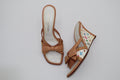 Louis Vuitton x Takashi Murakami Multicolore Bow Wedge Mule Heels