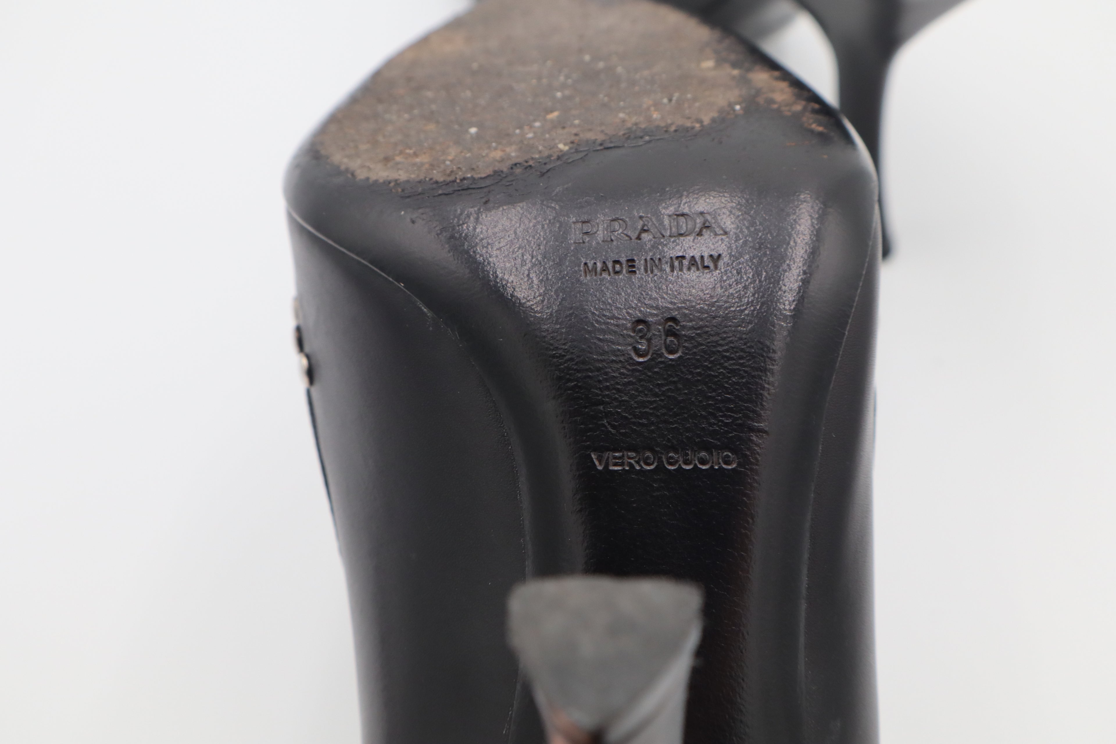 PRADA Studded Leather Pumps