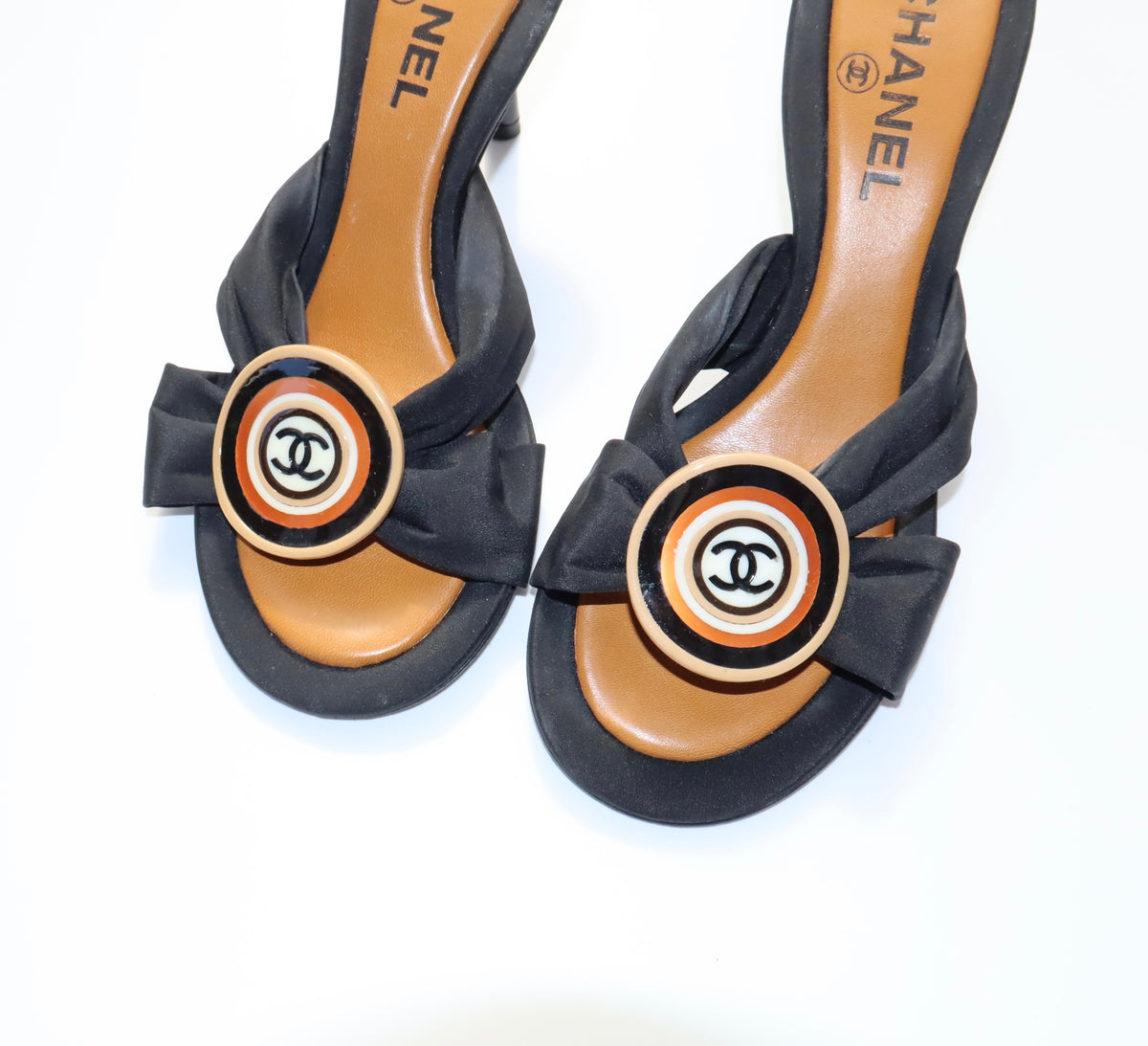 Rare Chanel 2002 Cruise Collection Motif Mules | 37