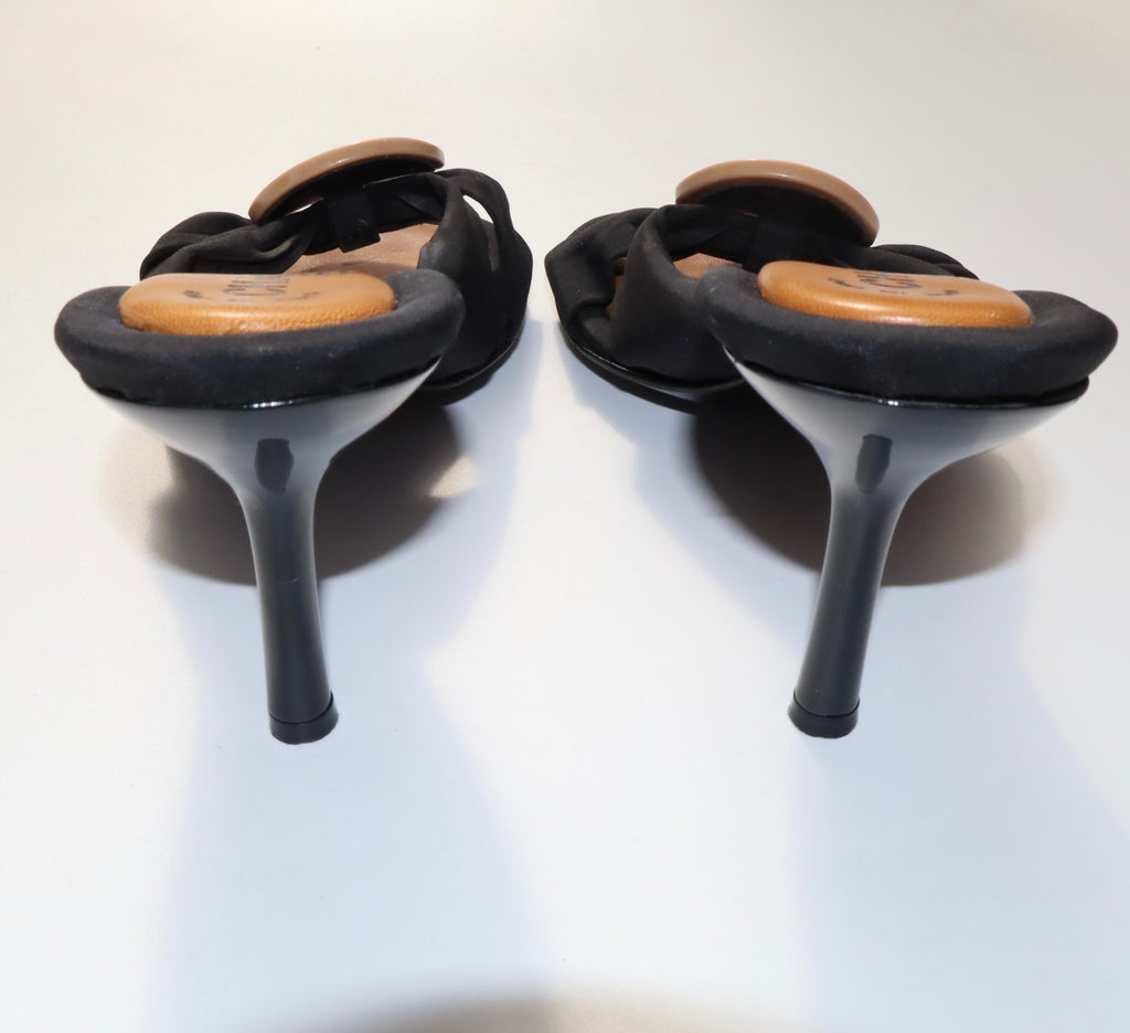 Rare Chanel 2002 Cruise Collection Motif Mules | 37