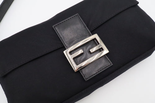 Black Vintage Fendi Baguette