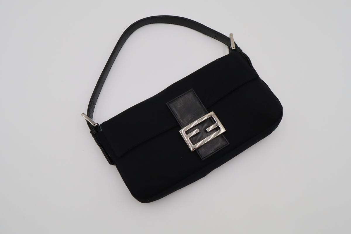 Black Vintage Fendi Baguette